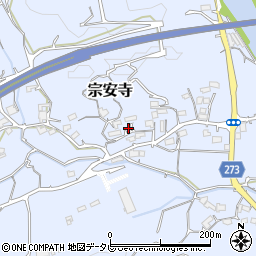 高知県高知市宗安寺804周辺の地図