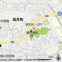 ファミリーマート高知福井町店周辺の地図