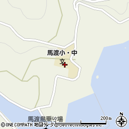 唐津市立馬渡小学校周辺の地図
