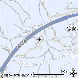 高知県高知市宗安寺691周辺の地図