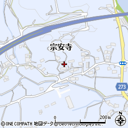 高知県高知市宗安寺806周辺の地図