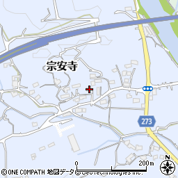 高知県高知市宗安寺802周辺の地図
