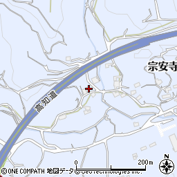 高知県高知市宗安寺691-1周辺の地図