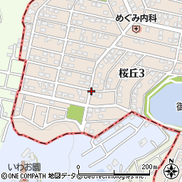 福岡県糟屋郡志免町桜丘3丁目周辺の地図
