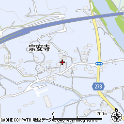高知県高知市宗安寺800-2周辺の地図