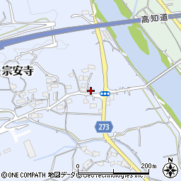 高知県高知市宗安寺860周辺の地図