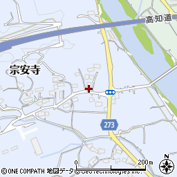 高知県高知市宗安寺859周辺の地図