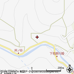 高知県吾川郡仁淀川町下名野川125周辺の地図