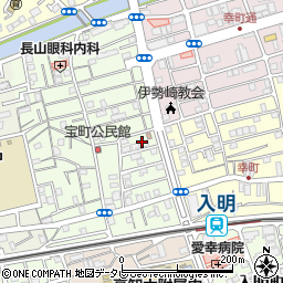 高知県高知市宝町13周辺の地図
