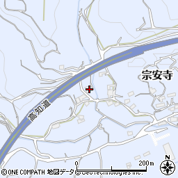高知県高知市宗安寺694周辺の地図