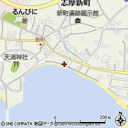福岡県糸島市志摩新町550-16周辺の地図