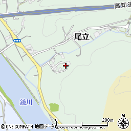 高知県高知市尾立391-4周辺の地図