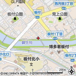 サウンドパーク 板付店周辺の地図