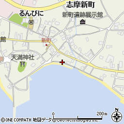 福岡県糸島市志摩新町550-13周辺の地図