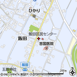 福岡県嘉麻市飯田155-5周辺の地図