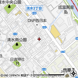 エクセレント吉田Ｉ周辺の地図