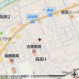 高田第2公園周辺の地図