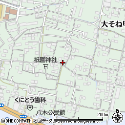 西尾商店周辺の地図