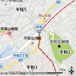 タイムズ平和３丁目第２駐車場周辺の地図