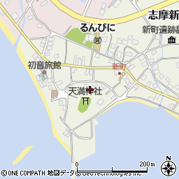 福岡県糸島市志摩新町519周辺の地図