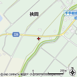 福岡県豊前市挾間438周辺の地図