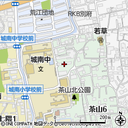 七隈教職員住宅周辺の地図