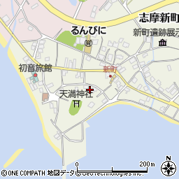 福岡県糸島市志摩新町512周辺の地図