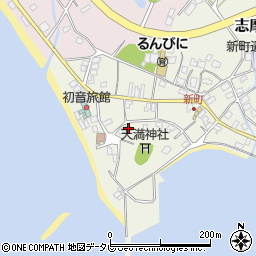 福岡県糸島市志摩新町527周辺の地図