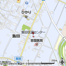 福岡県嘉麻市飯田152周辺の地図