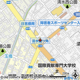 Ａｕｄｉ福岡中央周辺の地図
