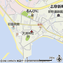 福岡県糸島市志摩新町513周辺の地図