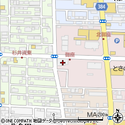 高知市役所市民協働部関係　ふれあいセンター弥右衛門ふれあいセンター周辺の地図