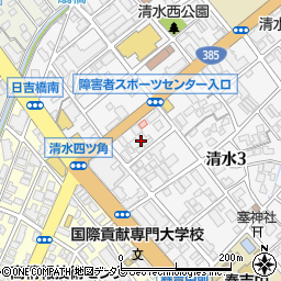 シーアイファクトリー株式会社　福岡営業所周辺の地図