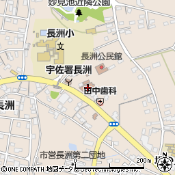 長洲郵便局 ＡＴＭ周辺の地図