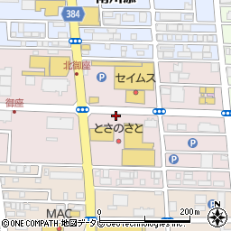〒781-0083 高知県高知市北御座の地図