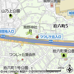 セブンイレブン福岡拾六町５丁目店周辺の地図
