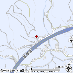 高知県高知市宗安寺701周辺の地図