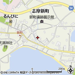福岡県糸島市志摩新町7周辺の地図