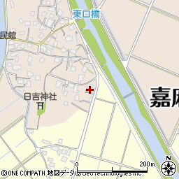 福岡県嘉麻市下臼井520周辺の地図