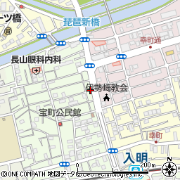 高知県高知市宝町21周辺の地図