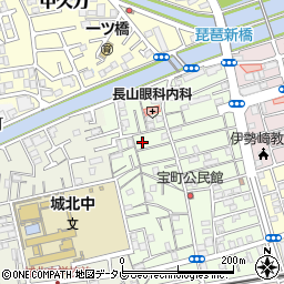 高知県高知市宝町周辺の地図