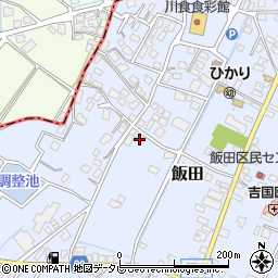 福岡県嘉麻市飯田482-8周辺の地図