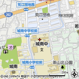福岡市立城南中学校周辺の地図