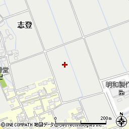福岡県糸島市志登周辺の地図
