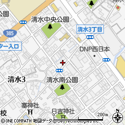 博多串焼き家 梛 なぎ 周辺の地図