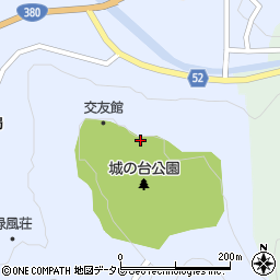 愛媛県喜多郡内子町小田周辺の地図