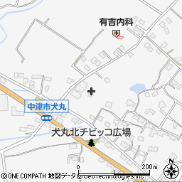 大分県中津市犬丸1705周辺の地図