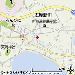 福岡県糸島市志摩新町9周辺の地図