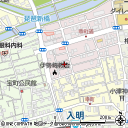 高知県高知市伊勢崎町4周辺の地図