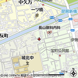 高知県高知市宝町35周辺の地図